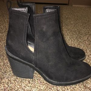 Black Ankle Booties (Target)